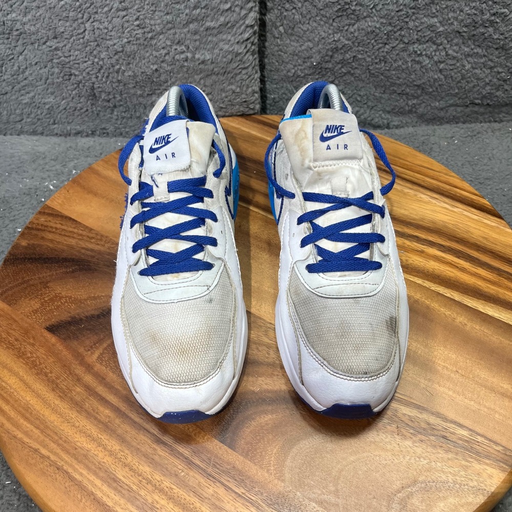 Nike Air Max Excee Sneakers White Blue Mens Shoes‎ Athletic Casual 7Y - Picture 11 of 12